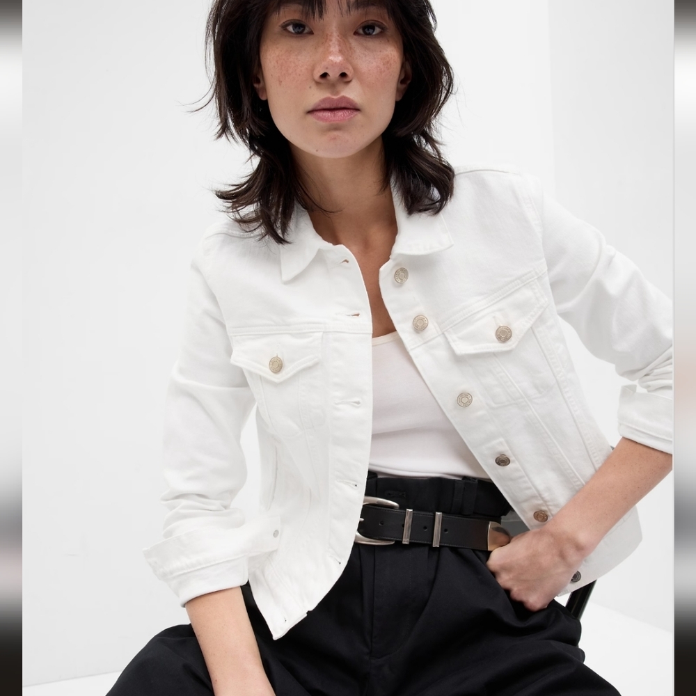 White Denim Jacket
